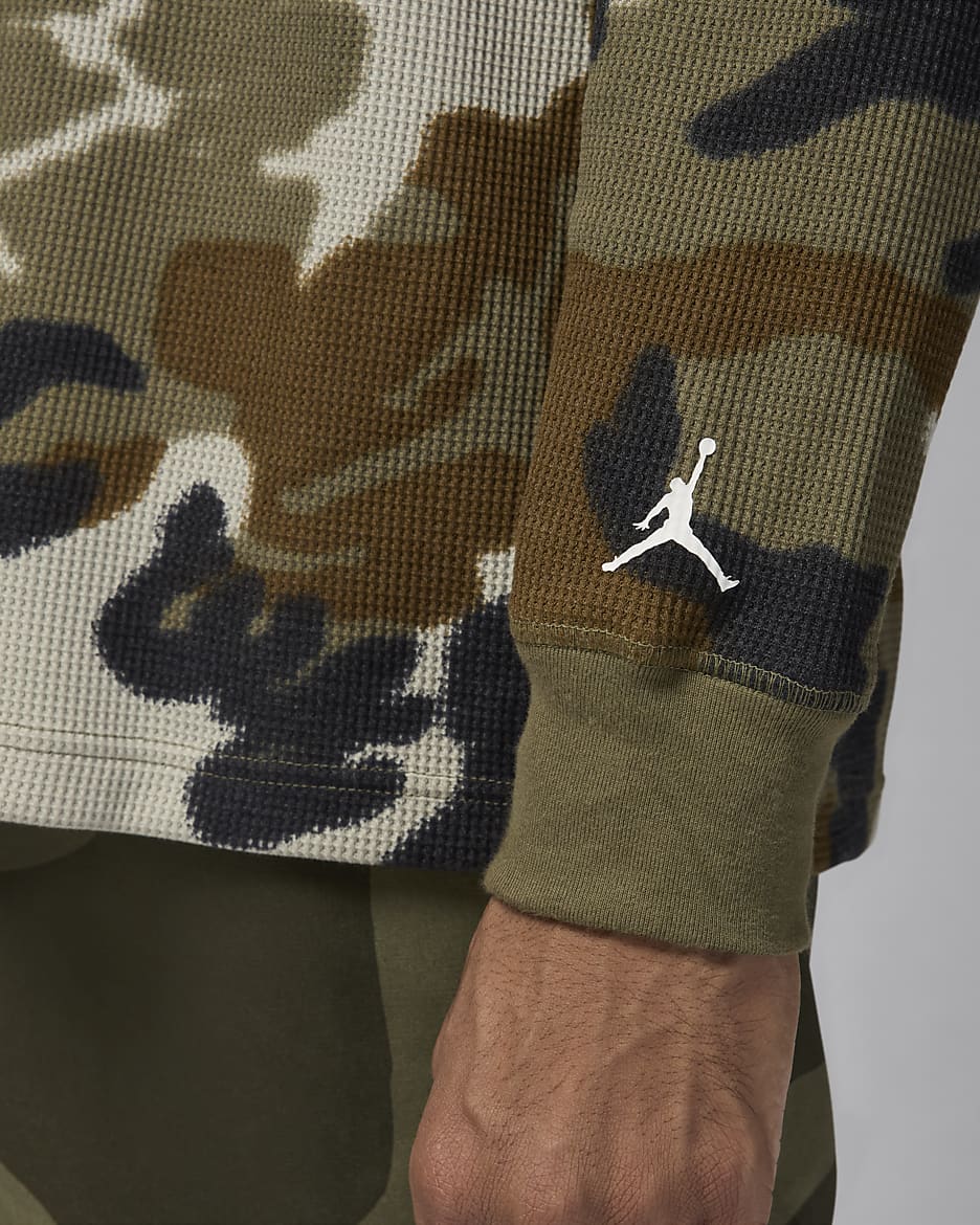 Haut a manches longues camouflage Jordan MVP pour homme. Nike CA